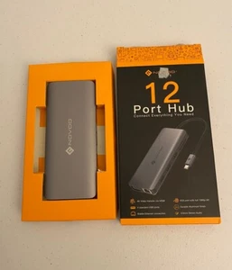 Novoo 12 In 1 Hub USB C | 12 PORT USB C | Type C | Multi-Port | Apple & Android - Bild 1 von 1