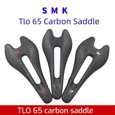 Sillín de bicicleta de grava de carretera de fibra de carbono mate brillante ultra ligero MTB Foto 1 de 4