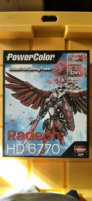 AMD Radeon HD 6770 1GB GDDR5 PowerColor Factory Sealed - Image 1 of 4
