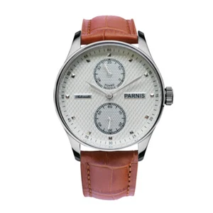 43mm Parnis Movimiento Automático Para Hombre Reloj Informal Estuche Inoxidable Indicador de Fecha - Imagen 1 de 14
