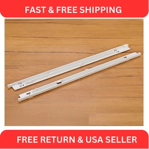 Left+Right Pan Hanger Slide Rail For Frigidaire Refrigerator 240530601 240530701 - Picture 1 of 8