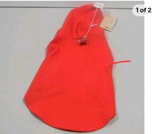 Gooby Dog Sleeveless Hoodie Pull-on Solid Red Sized M Fits Small - Picture 1 of 5
