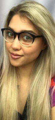 Marco de anteojos redondo Mikli by Alain Mikli ML1613 negro 49 mm para hombre y mujer. Foto 1 de 4