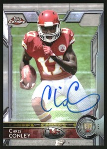 2015 Topps Chrome Rookie Autographs Refractors #159 Chris Conley Auto /150