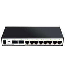 New Gigabit Switch w/SFP Port Ethernet RJ45 Port VLAN Isolation Network Splitter