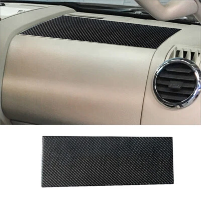 Cubierta de panel interior de fibra de carbono sobre guantera para Ford Explorer 2008-10 Foto 1 de 4