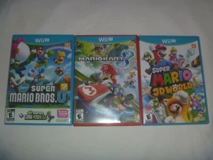 Juego Super Mario 3D World New Bros + Luigi & Kart 8 Nintendo Wii U Wiiu 4 - Imagen 1 de 1