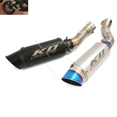 CBR500R 2016-24 for Honda CB500F CB500X Exhaust Mid Pipe Slip on Muffler System - Image 1 of 4