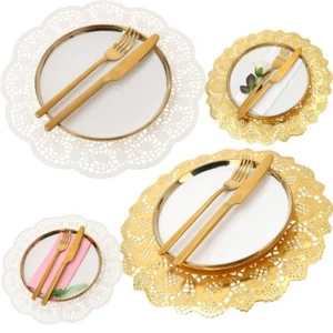 Tischset Platzdeckchen Platzset Untersetzer Hochzeit Geburtstag 30cm 10 Stück - Bild 1 von 15
