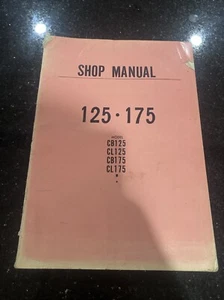OEM honda shop manual cb125 And 175/ cl125 And 175. - Picture 1 of 10