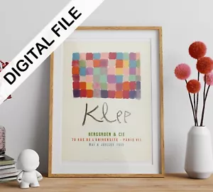 Poster for Paul Klee Exhibition at Berggruen & Cie 1955 Lithograph- high quality - Picture 1 of 3