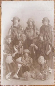 Art Deco Costume Performing Women 1920s Realphoto French Postcard Rppc - Picture 1 of 1