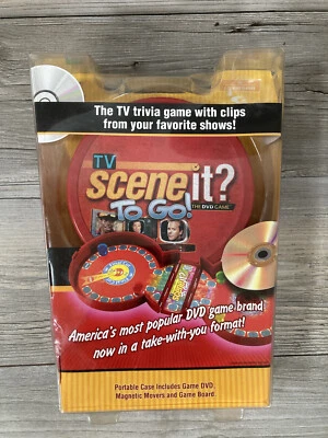 Mattel "TV Scene It? To Go!" Travel DVD and Magnetic Game Board New sealed - Image 1 of 4