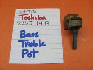 📈TOSHIBA 22651473 BASS TREBLE POT 100K Cx2 SA-725 STEREO RECEIVER - Picture 1 of 1