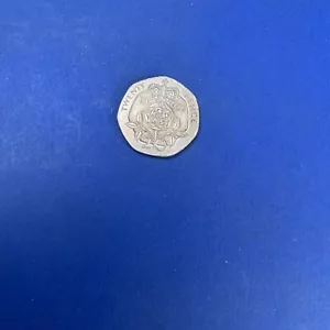Moneda de 20 peniques Gran Bretaña Isabel II 1997 en muy buen estado-F 20P Reino Unido - Imagen 1 de 2