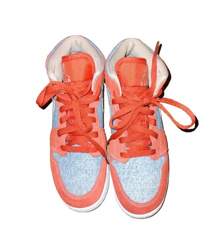 Nike Air Jordan 1 Mid SE denim rosso cinabar canapa DM4352 600 taglia 6Y US