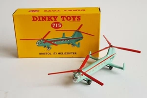 Muy Raro DINKY Juguetes N º 715 , Bristol 173 Helicóptero Estupendo Menta Estado - Foto 1 di 9