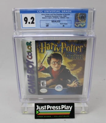 Harry Potter and the Chamber of Secrets Nintendo Game Boy Color CGC 9.2 A+ - Image 1 of 4