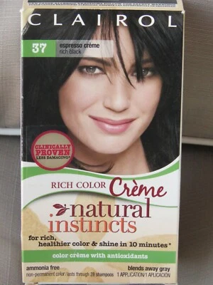 CLAIROL NATURAL INSTINCTS RICH COLOR CREME 37 ESPRESSO CREME BLACK - Image 1 of 2