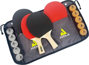 Joola Tischtennis Family Set: 4 Schläger + 10 Bälle inkl. Tasche, NEU OVP - Bild 1 von 6
