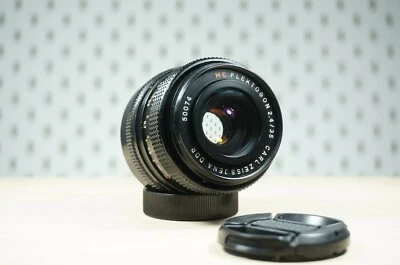 Carl Zeiss Jena FLEKTOGON 35/2.4 red MC | M42 | 100% OK | + Caps #50074 - Image 1 of 4