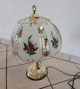 Jugendstil Tischlampe 1985 Tischleuchte Messinglampe - Bild 1 von 5