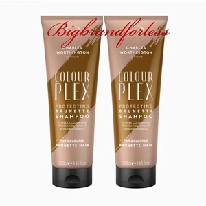 Charles Worthington Colourplex Protecting Brunette Shampoo 250ml -2 Pack - Picture 1 of 1