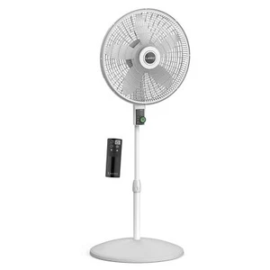 Lasko EcoQuiet Oscillating Pedestal Fan with Whisper Quiet DC Motor 12 Speeds... - Picture 1 of 9