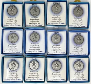 Watching Over You Guardian Angel Keepsake Token Coin By GANZ - Picture 1 of 13