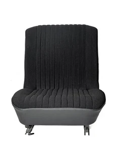 PAR DE FUNDAS DE ASIENTO DELANTERAS TRIUMPH DOLOMITE SPRINT EN CORDÓN ACANALADO NEGRO - Imagen 1 de 6