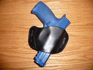 Funda de cuero deslizable para cinturón Glock 17 19 26 Cz75 PCR P01 M&P Beretta 92 m9 XDS EE. UU. - Imagen 1 de 1