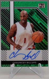 Chauncey Billups 1/6 2024-25 Leaf Trading Cards Pro Set Autograph Green #PSA-CB1 - Picture 1 of 2