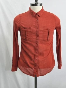 Camicia BANANA REPUBLIC cotone abbottonato carriera arancione bruciato media professionale - Foto 1 di 8