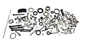 BSA LIGHTNING 1968 MOTORCYCLE A65 650 CC TWIN ENGINE MISC BOLTS HARDWARE LOT - Picture 1 of 11