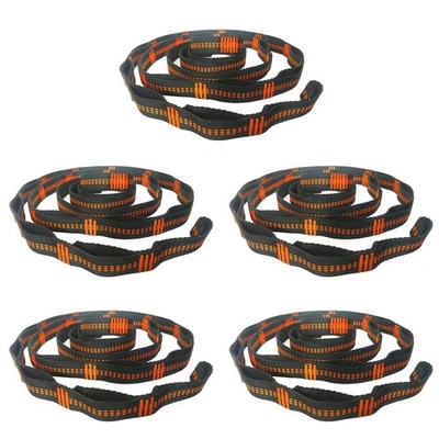 5X Outdoor Hammock Tree Straps Tree Tie Rope High Load-Bearing Nylon9110 - Image 1 of 4