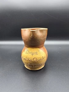 Vintage Pottery Small Pitcher From A Restaurant In Italy - Picture 1 of 8