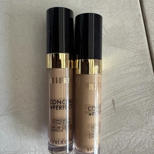 2x Milani Conceal + Perfect Longwear Concealer 145 Warm Beige - Picture 1 of 3