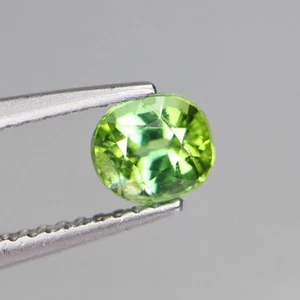 Excellent 0.75ct 6.4x6.4mm Vs Oval Natural Tourmaline Gemstone - Picture 1 of 5