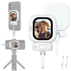 Vlogmate Mini Vlog Selfie Monitor Screen for iPhone, Wired Back Camera Monito... - Picture 1 of 7