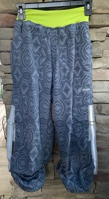 XS Zumba Wear Gris Picante Pierna Ancha Baile Performance Pantalones Y2K Street Dance XS Foto 1 de 4