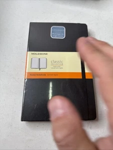Moleskine Classic Notizbuch, fester Einband, groß (5" x 8,25") schwarz, 240 Seiten - Bild 1 von 2