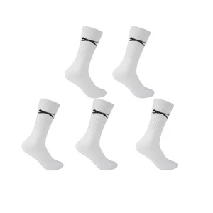 Slazenger Mens 5 Pack Crew Socks - Picture 1 of 18
