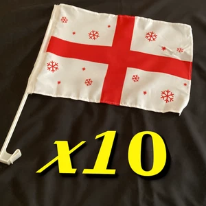 10 X ENGLAND/ST GEORGE FLAGS apx 43cm X 30cm - Picture 1 of 4