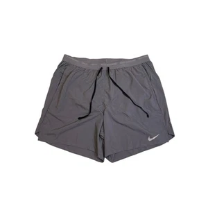 Nike Hombre Dri-FIT 5" Calzoncillo Forrado Correr Corto Gris Humo/Negro Talla Grande Alto - Imagen 1 de 5