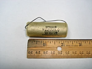 Condensador .68uF 400V Papel en Aceite Guitarra Tono Tapa PIO Sprague Vitamina Q - Imagen 1 de 2