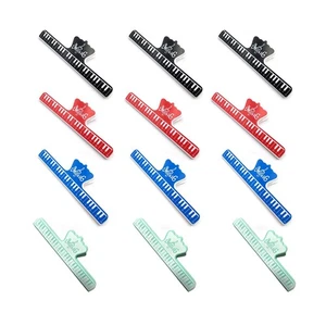 12 Piezas de Pinzas Universales para Partituras de Piano en Cuatro Colores,2412 - Bild 1 von 10