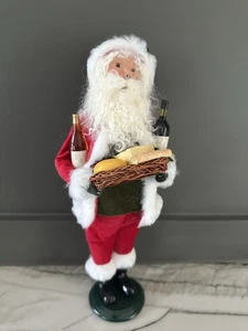 Rarität 2011 Byers Choice Fabulous Wine & Cheese Santa sehr guter Zustand - Bild 1 von 11