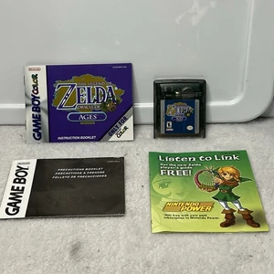 The Legend of Zelda Oracle of Ages (Nintendo Game Boy Color 2001) getestetes Handbuch - Bild 1 von 6