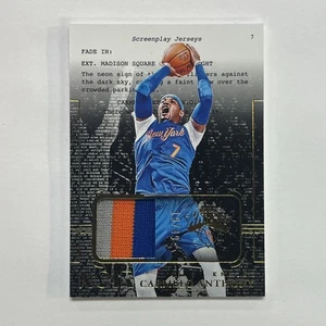 Carmelo Anthony 2023-24 Panini Noir Screenplay Jerseys Prime /49 #SJ-MEL SH - Picture 1 of 2