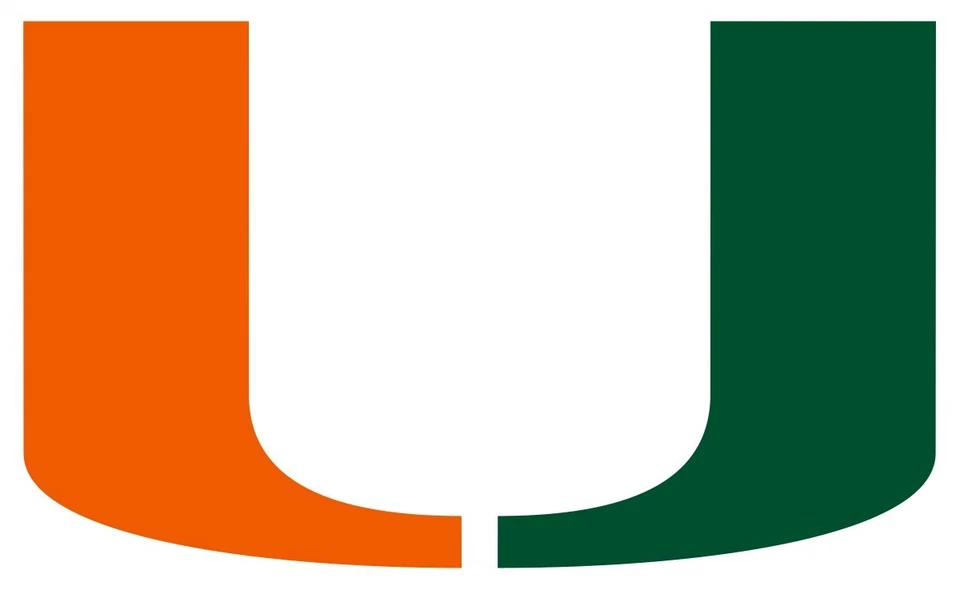 Miami Hurricanes Logo - Die Cut All Weather Vinyl Sticker/Decal - Image 1 of 1